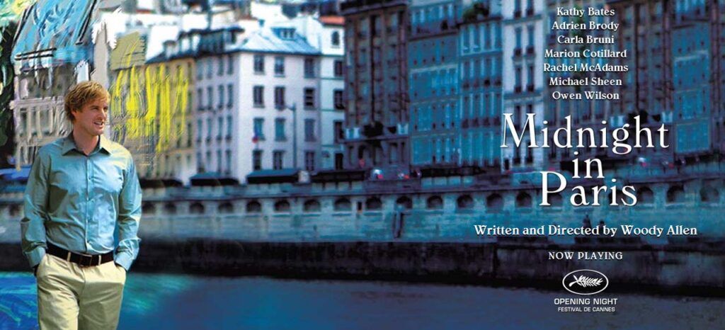 pelicula viajera medianoche en paris