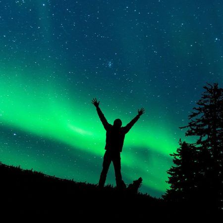 foto auroras boreales laponia
