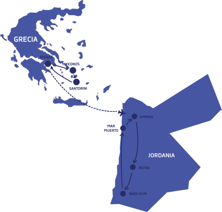 Grecia y Jordania