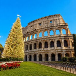 Coliseo Romano en Navidad